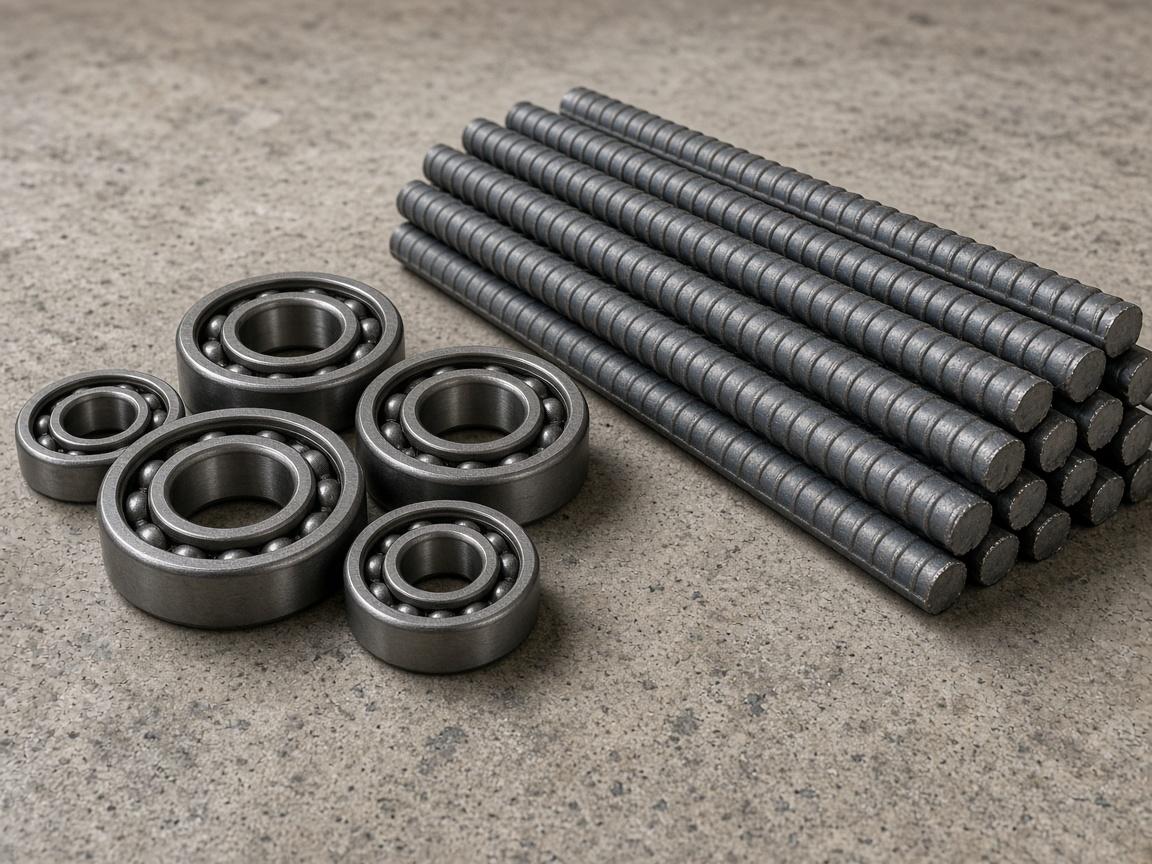 Industrial bearings and TMT reinforcement bars